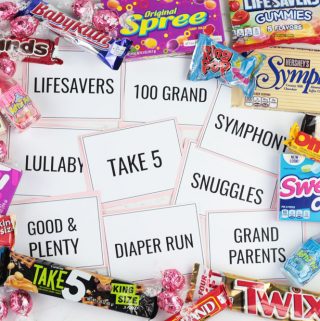 Candy Bar Matching Game Free Printable